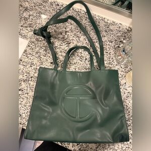 Telfar Medium Shopping Bag Dark Olive